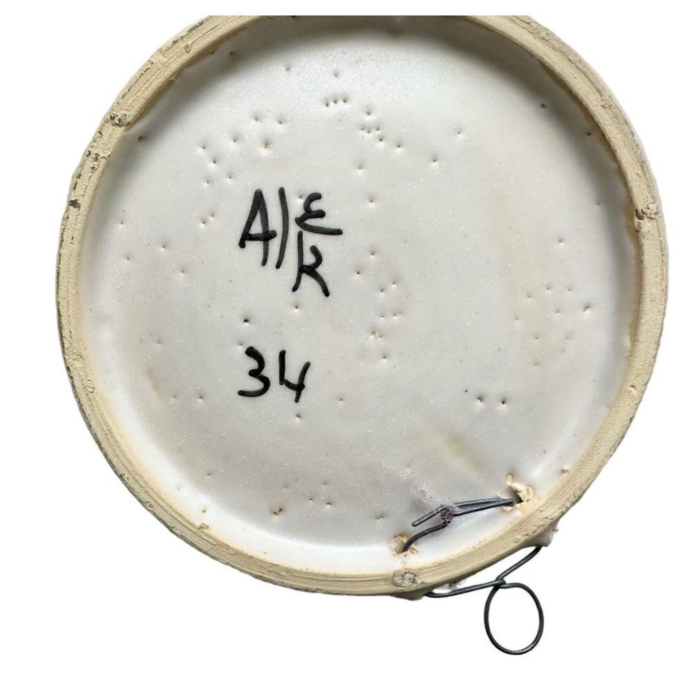 Two Hand Painted “Tuscany” Ceramic 11” Plates - Picture 8 of 9
